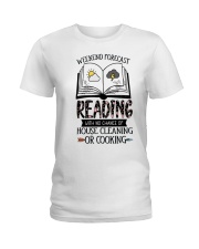 Weekend Forecast Reading Ladies T-Shirt thumbnail
