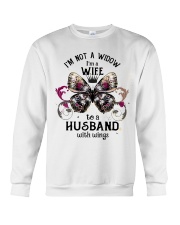 Im Not A Widow Im A Wife Crewneck Sweatshirt thumbnail