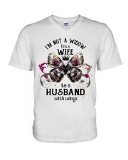 Im Not A Widow Im A Wife V-Neck T-Shirt thumbnail
