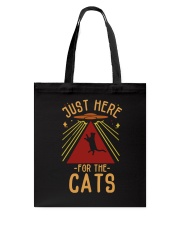 Just Here For The Cats Tote Bag thumbnail