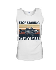 Stop Staring At My Bass Unisex Tank thumbnail