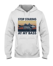 Stop Staring At My Bass Hooded Sweatshirt thumbnail