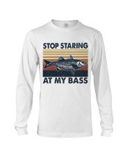 Stop Staring At My Bass Long Sleeve Tee thumbnail
