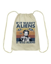 It Was Aliens Drawstring Bag thumbnail