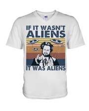 It Was Aliens V-Neck T-Shirt thumbnail