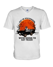 Eat Trash V-Neck T-Shirt tile