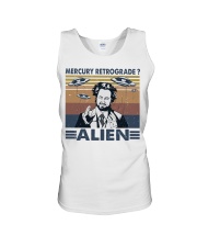Mercury Retrograde Alien Unisex Tank tile