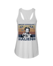 Mercury Retrograde Alien Ladies Flowy Tank tile