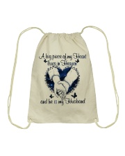 A Big Piece Of My Heart Drawstring Bag thumbnail