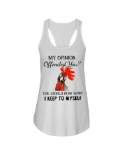 My Opinion Offended You Ladies Flowy Tank tile