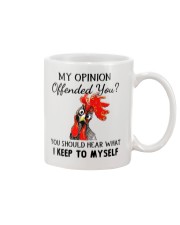 My Opinion Offended You Mug tile