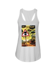 On A Dark Desert Highway Ladies Flowy Tank thumbnail