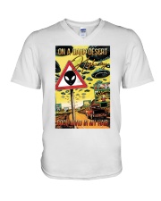 On A Dark Desert Highway V-Neck T-Shirt thumbnail