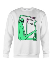 What Ever Funny Alien Crewneck Sweatshirt thumbnail