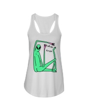 What Ever Funny Alien Ladies Flowy Tank thumbnail