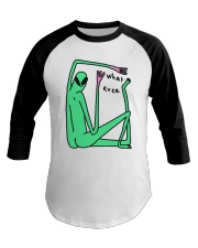 What Ever Funny Alien Baseball Tee thumbnail