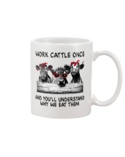 Work Cattle Once Mug tile