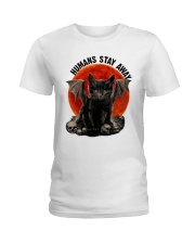 Humans Stay Away Ladies T-Shirt thumbnail