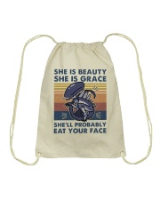 She Is Beauty Drawstring Bag tile