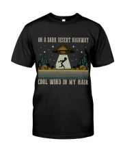 On A Dark Desert Highway Classic T-Shirt front