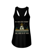 On A Dark Desert Highway Ladies Flowy Tank thumbnail