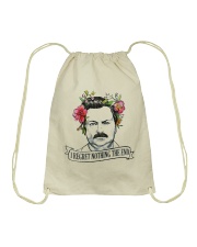 I Reget Nothing The End Drawstring Bag thumbnail