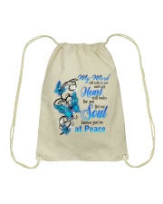 You Are At Peace Drawstring Bag thumbnail