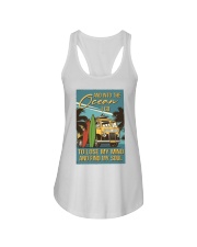 And Into The Ocean I Go Ladies Flowy Tank thumbnail