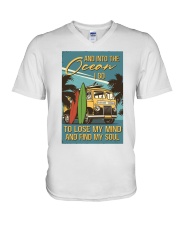 And Into The Ocean I Go V-Neck T-Shirt thumbnail