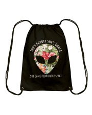 She Came From Outer Space Drawstring Bag thumbnail
