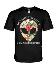 She Came From Outer Space V-Neck T-Shirt thumbnail