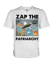 Zap The Patriarchy V-Neck T-Shirt thumbnail