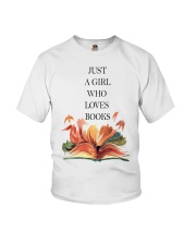 Just A Girl Who Loves Books Youth T-Shirt thumbnail