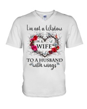 Im Not A Widow V-Neck T-Shirt thumbnail