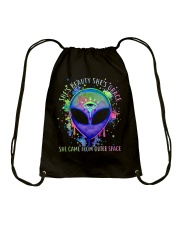 She Came From Outer Space Drawstring Bag tile