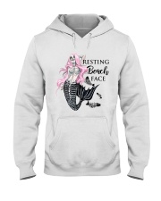 Resting Beach Face Hooded Sweatshirt thumbnail