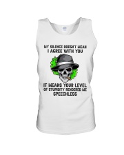 My Silence Doesnt Mean Unisex Tank thumbnail