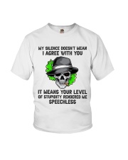My Silence Doesnt Mean Youth T-Shirt thumbnail