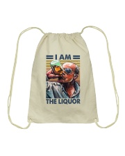 I Am The Liquor Drawstring Bag thumbnail