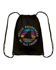 Hello Sharkness My Old Friend Drawstring Bag tile