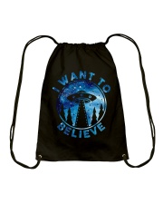 I Want To Believe Drawstring Bag thumbnail