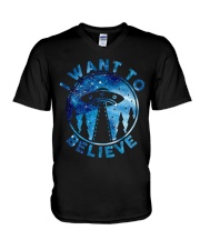 I Want To Believe V-Neck T-Shirt thumbnail