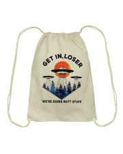 Get In Loser Drawstring Bag thumbnail