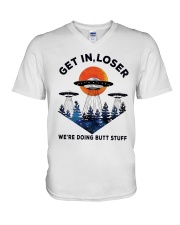 Get In Loser V-Neck T-Shirt thumbnail
