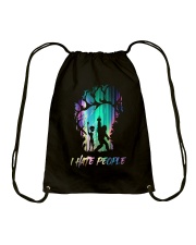 I Hate People Drawstring Bag thumbnail