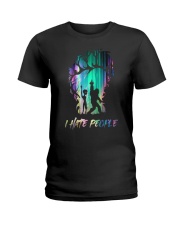 I Hate People Ladies T-Shirt thumbnail