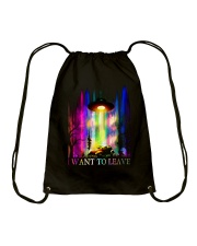 I Want To Leave Drawstring Bag tile