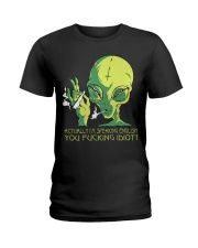 Actually Im Speaking English Ladies T-Shirt thumbnail
