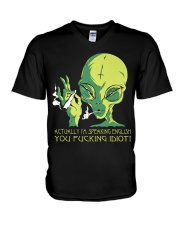 Actually Im Speaking English V-Neck T-Shirt thumbnail
