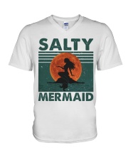 Salty Mermaid V-Neck T-Shirt thumbnail